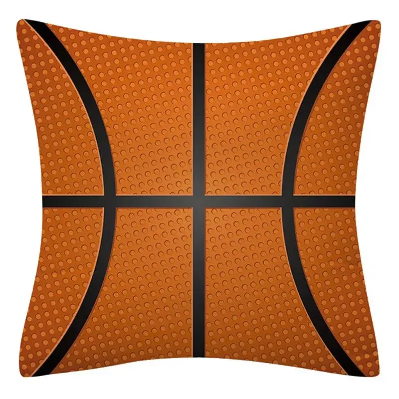 Sports Rugby Football Basketball Pillowcase Decoration Square Cushion Cover