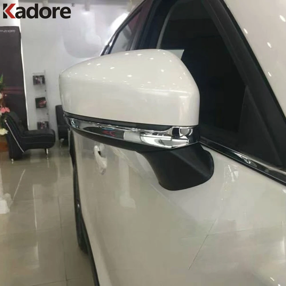For Mazda CX-5 KF 2017-2024 & CX-8 CX-9 2017-2025 Rearview Mirror Strip Cover Trim Decorate Frame Moulding Car Accessories
