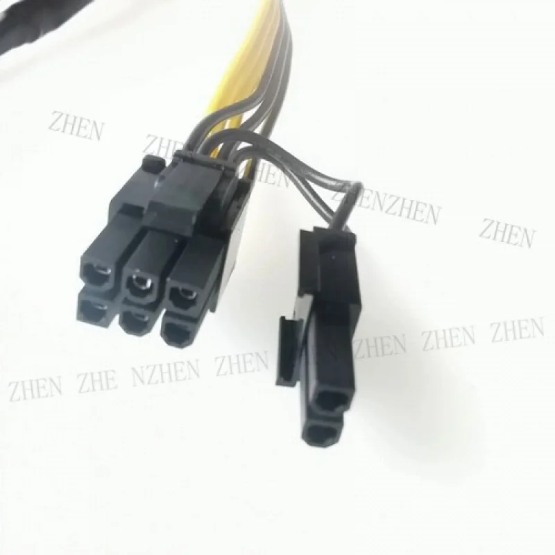 Y Y Mainboard 8Pin CPU To 3-Port 8p PCI Express GPU Power Supply Socket 16AWG+18AWG