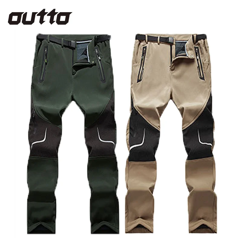 

Мужские флисовые брюки, водонепроницаемые, с защитой от ветра и флиса