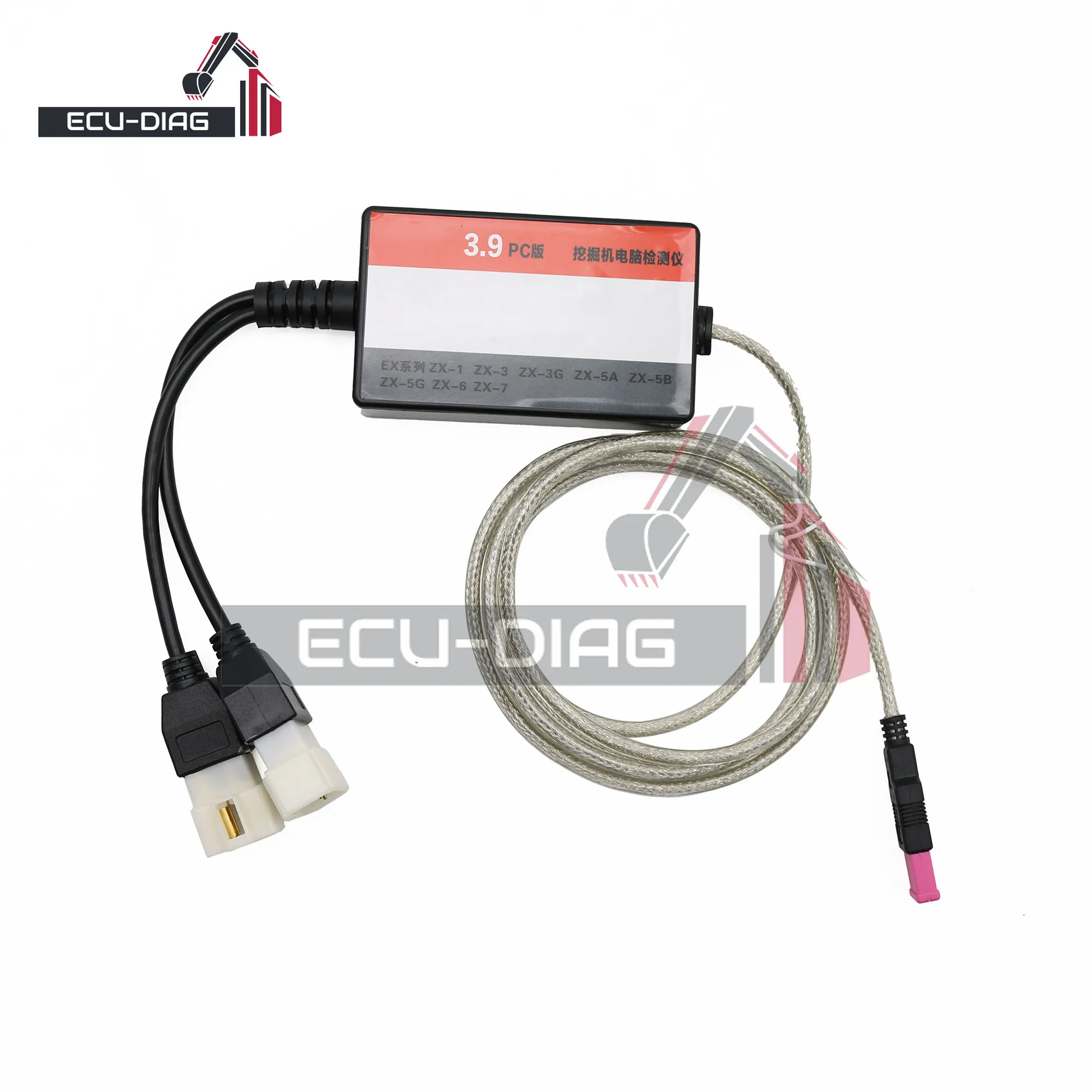 MPDR3.9 مع برنامج لشركة هيتاشي EX ZAX 60 70 120 200 210 350 470 أداة تشخيصية أداة محول كاشف الأخطاء