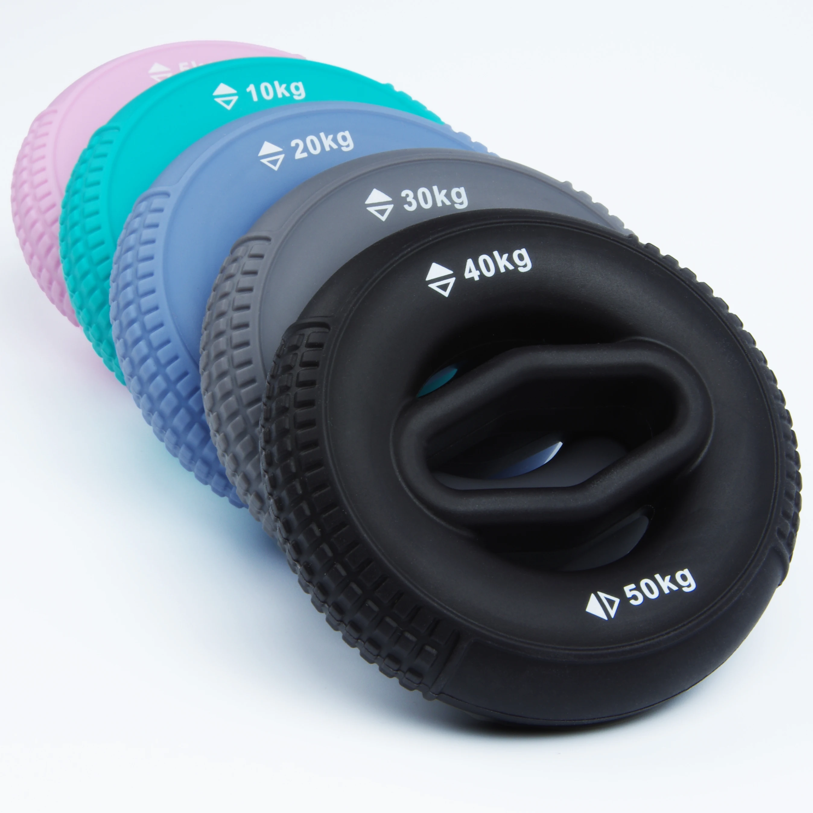 24BD Hand Grip Strengthener Hand Finger Exerciser Unterarm Ringe Hand Exerciser Silikon Squeezer Greifer für Finger Physikalische