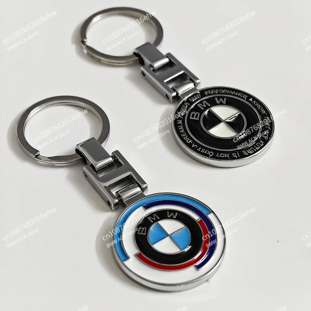 50th Anniversary Car Alloys Key Rings for BMW E90 E60 E91 F35 E93 G20 G30 G38 F12 G15 G16 X3 X5 X7 X8 M3 M5 Interior Mouldings