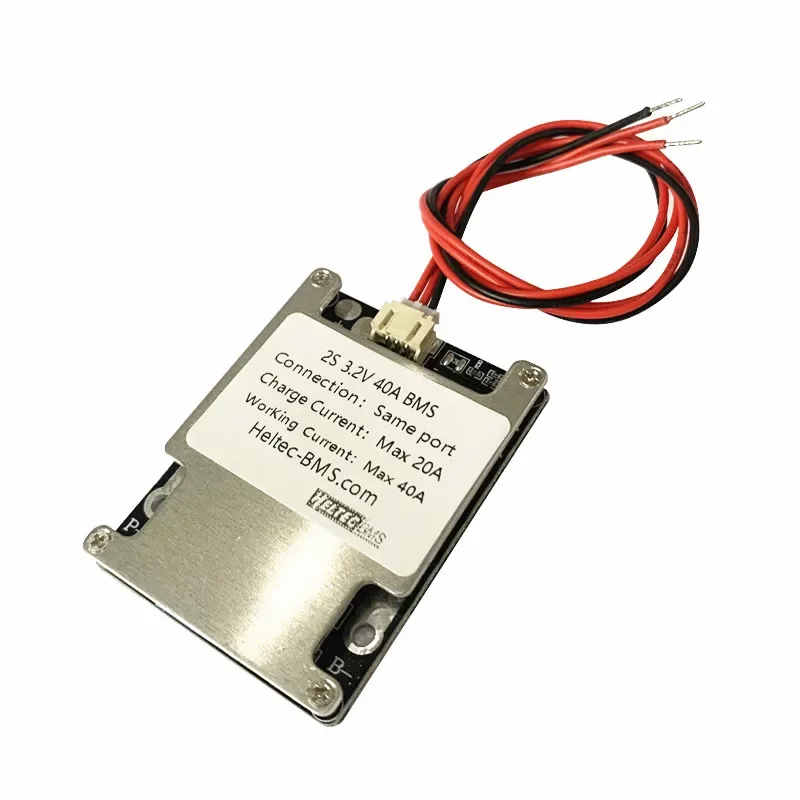 Płytka Zabezpieczająca Akumulator 2S 40A BMS z Balanserem 7.4V Li-ion NCM / 3.2V Lifepo4 Litowo-Żelazowo-Fosforanowy — zdjęcie produktu 3