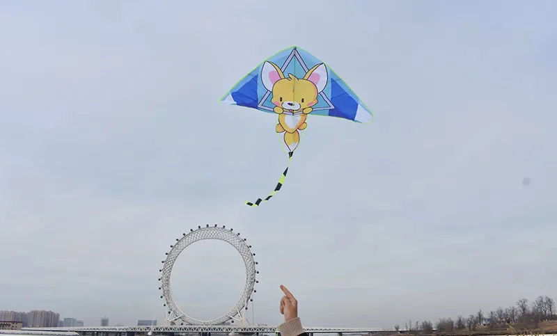 gratis verzending vos vliegeren speelgoed voor kinderen vliegers fabriek dier vliegers lijn cartoon vliegers koi outdoor tuin kind spel wind