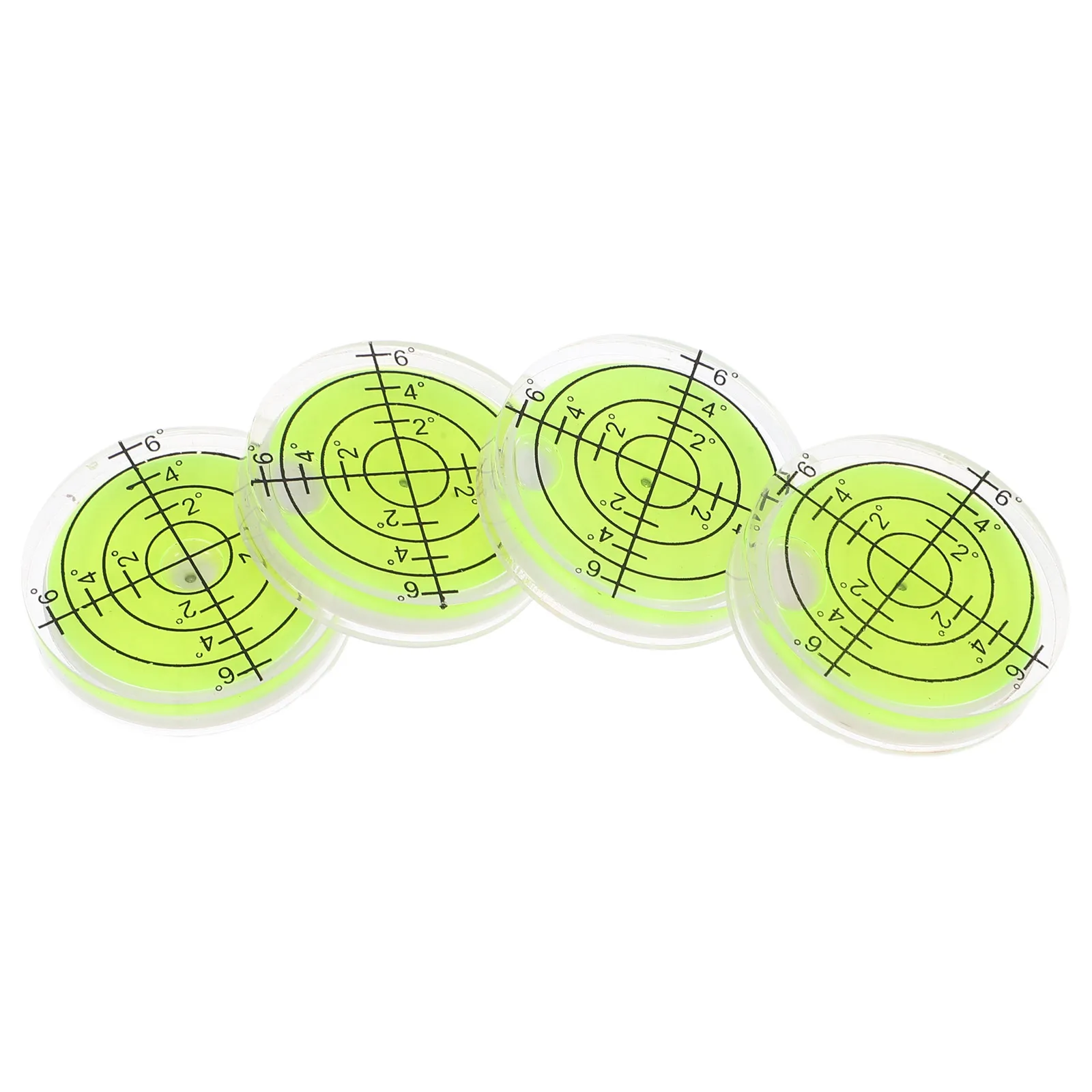 4pcs Mini Level High Precision Bubble Leveler for Construction Engineering Measuring Instruments Water Scale Pocket Size