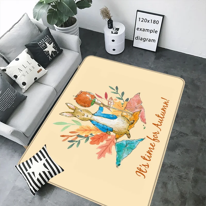 Peter Rabbit Mat for Hallway Cute Rug Bath Mats Living Room Floor Carpet Custom Entrance Doormat Carpets Home Rugs Foot Kitchen