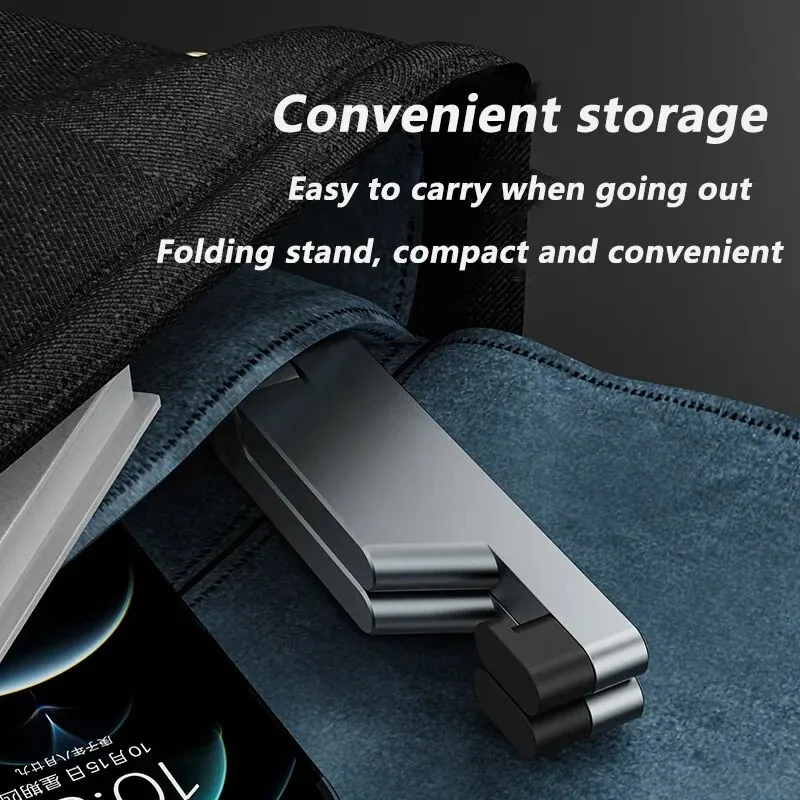 T1 Universal Mini Größe Aluminium Tragbare Klapp Schreibtisch Halterung Halterung Handy Cradle Faltbare Ständer für Handy