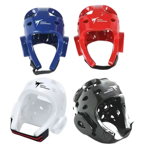 Casco de Taekwondo protección para la cabeza niños adultos sombreros de artes marciales Karate Muay Thai casco para competición de entrenamiento de Taekwondo