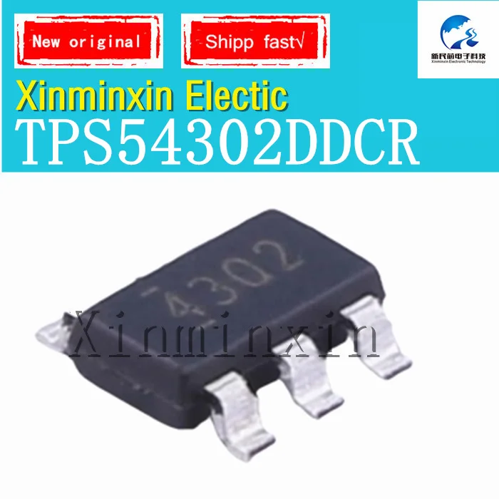 1-10pcs/Lot  TPS54302DDCR  4302 SOT23-6  Synchronous buck converter chip  IC Chip 100% New  Original In Stock