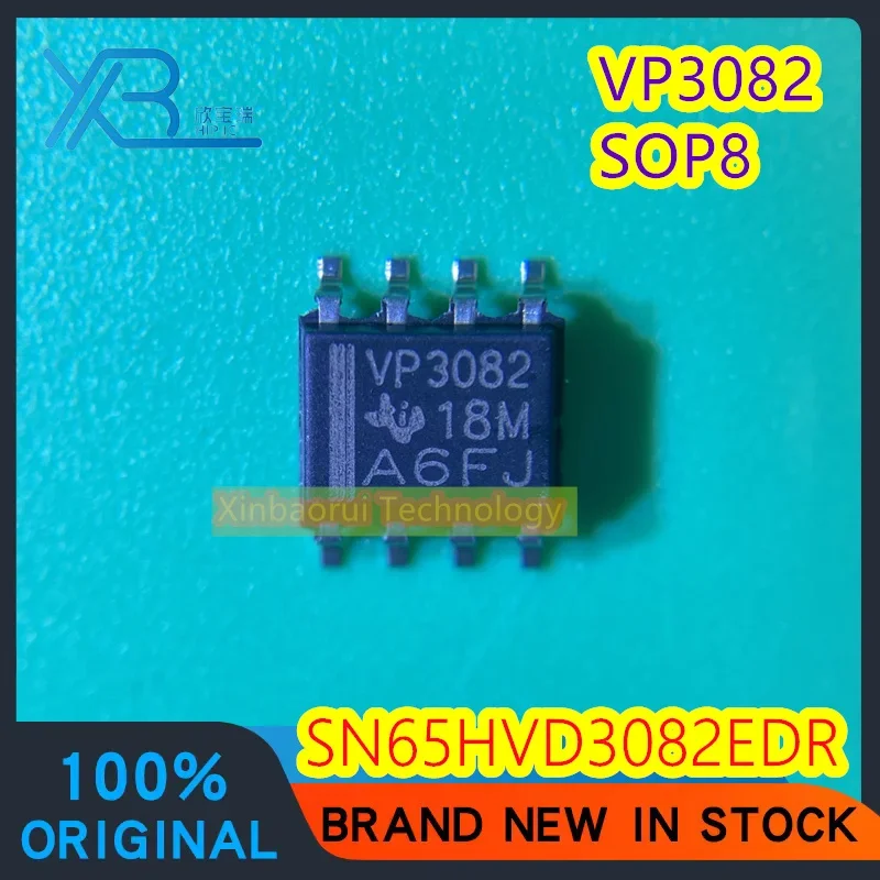 (10/50pieces) SN65HVD3082EDR 65HVD3082 VP3082 SOP-8 RS-485 transceiver chip 100% brand new and original Electronics