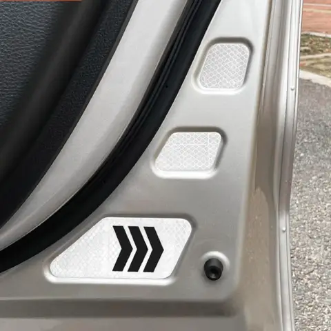 टोयोटा सिएना 2021 2022 2023 2024 के लिए कार दरवाजा परावर्तक स्टिकर कार दरवाजा टक्कर चेतावनी स्टिकर ऑटो बाहरी संशोधन 8 best sales टोयोटा सिएना 2024 - №2