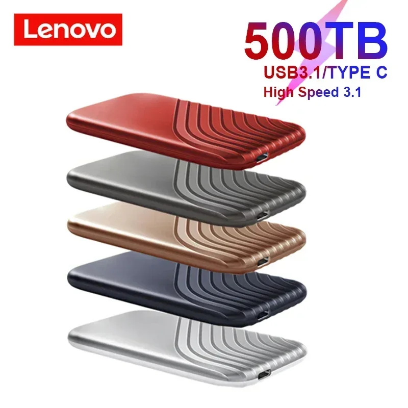 

Высокоскоростной внешний SSD-накопитель Lenovo Type-C USB3.1, 2 ТБ, 4 ТБ, 8 ТБ, 16 ТБ, портативный жесткий диск для ноутбука