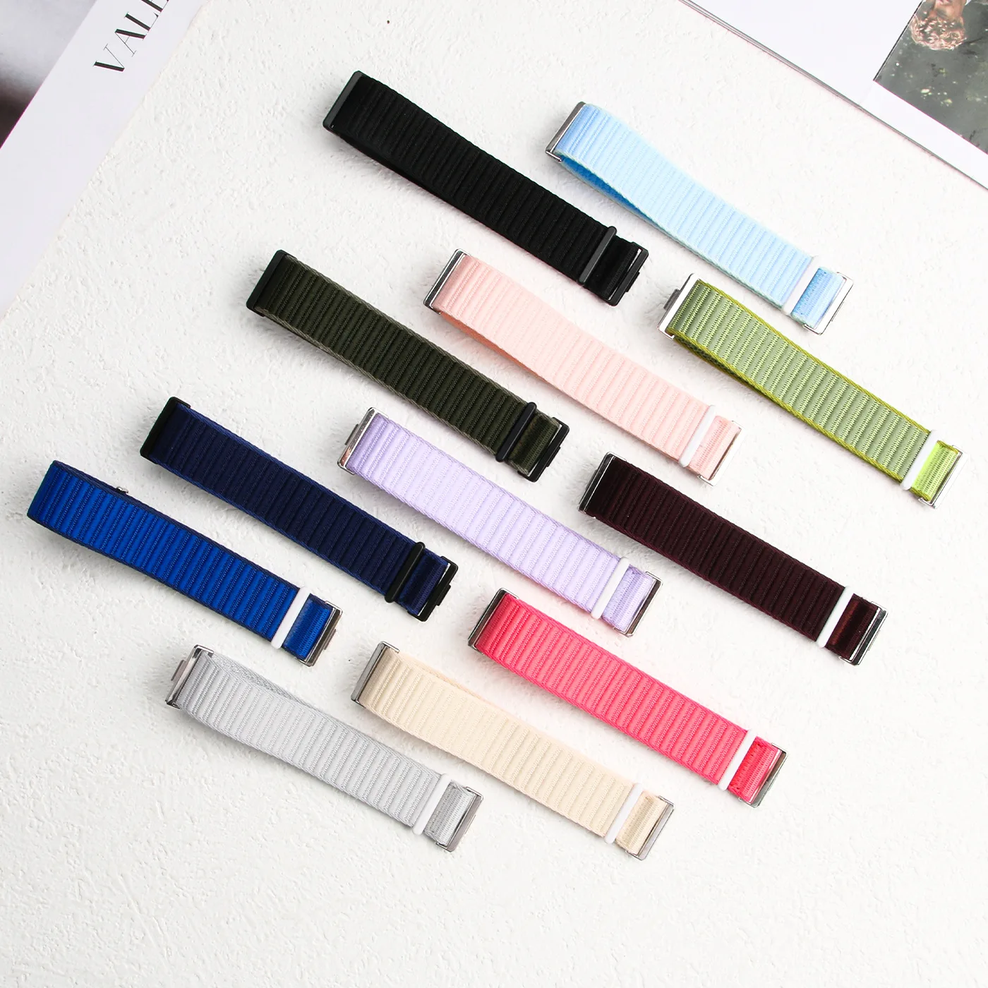 حزام حلقة من النايلون لساعة Huawei Watch Fit 4 Pro، حلقة مضفرة من النايلون، حزام ساعة Huawei Watch Fit 3/4