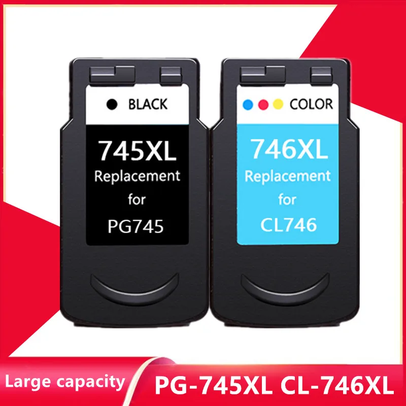 745XL 746XL PG745 CL746 for canon ink cartridge PG 745 CL 746 XL for Pixma MG2470 MG2570 MG2970 IP2870 IP2872 Printer