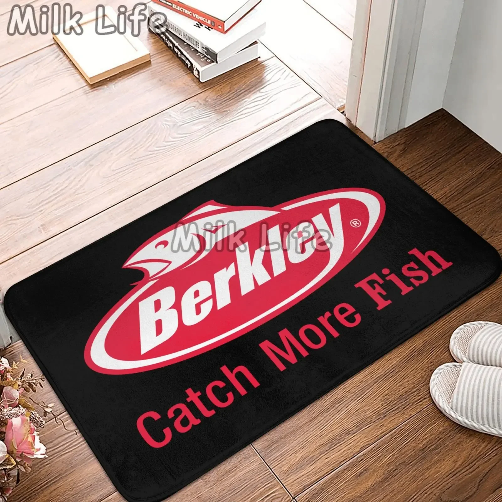 Berkley Catch More Fish Doormat Living Room Mat Camping Balcony Carpet Entrance Door Rug Indoor Decorative