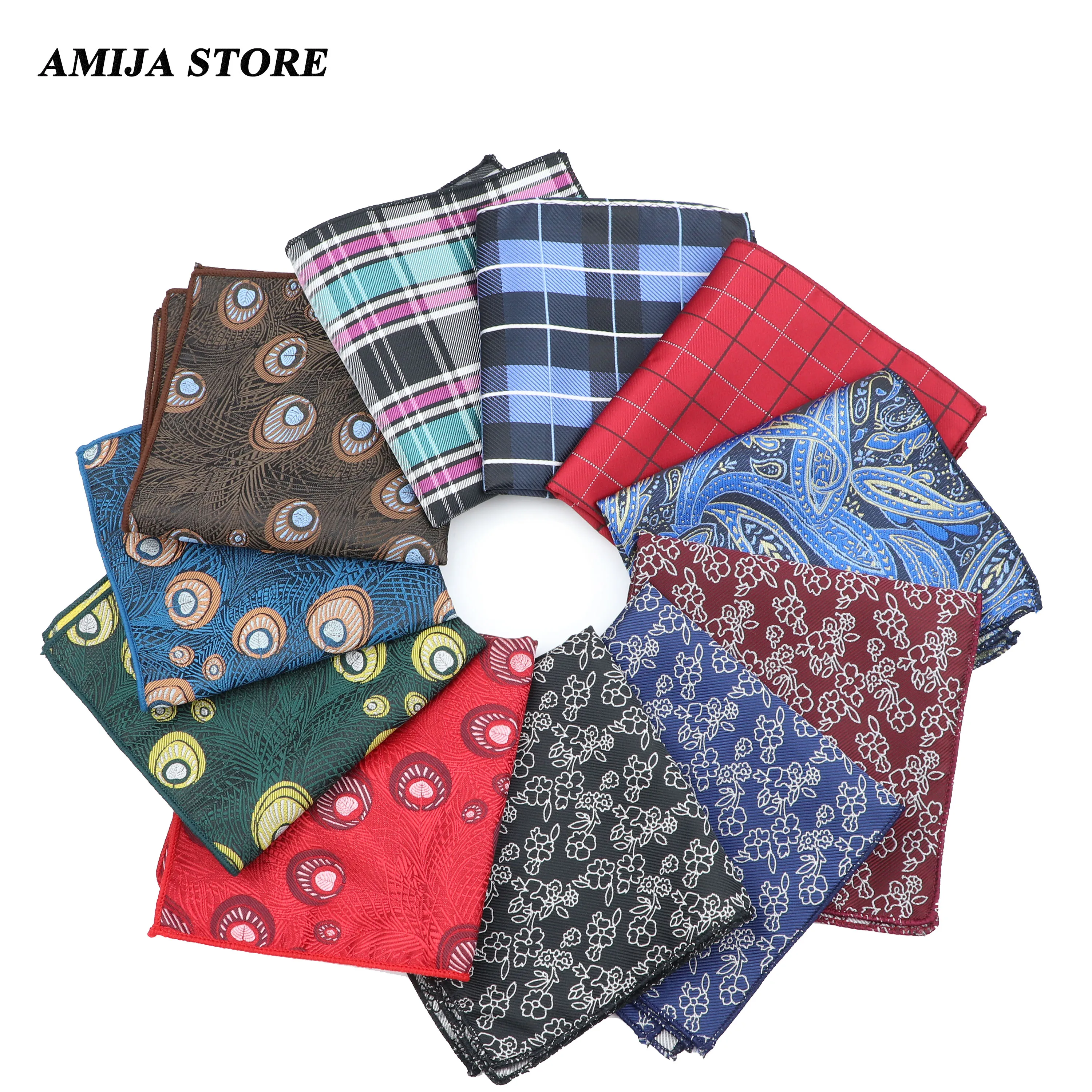 Seller Recommend Pocket Square Pattern Handkerchief Office Accessories Paisley Vintage Towel Business Wedding Suit Breast Scarf