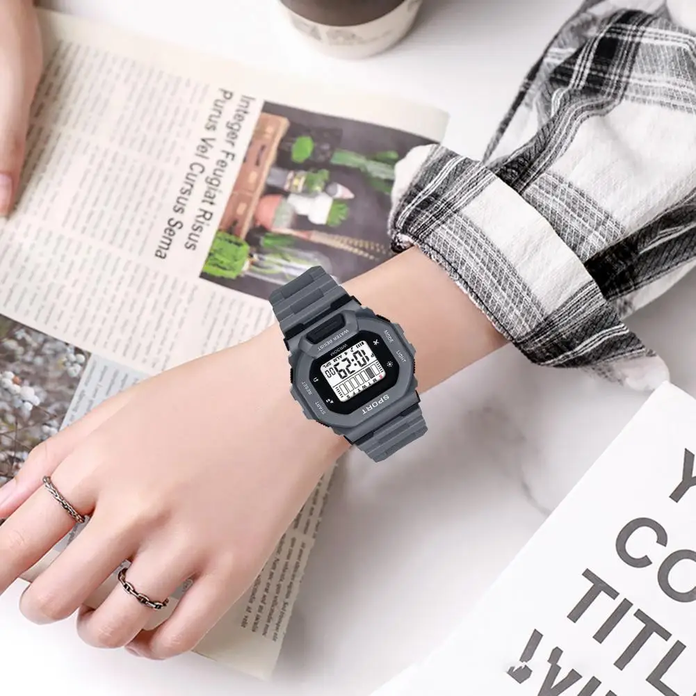 Electronic Watch Multifunctional Accurate Precise Time Digital Display Student Watch   Kids Digital Watch  Electronic Products