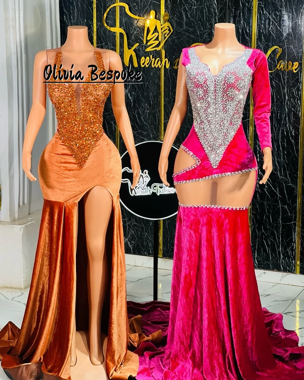 Orange Beaded Merma…