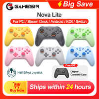 Gamesir Nintendo Switch Controller Gamepads PC Nova Lite Controle  for Steam Android iOS Phone Bluetooth Hall Effective Joystick