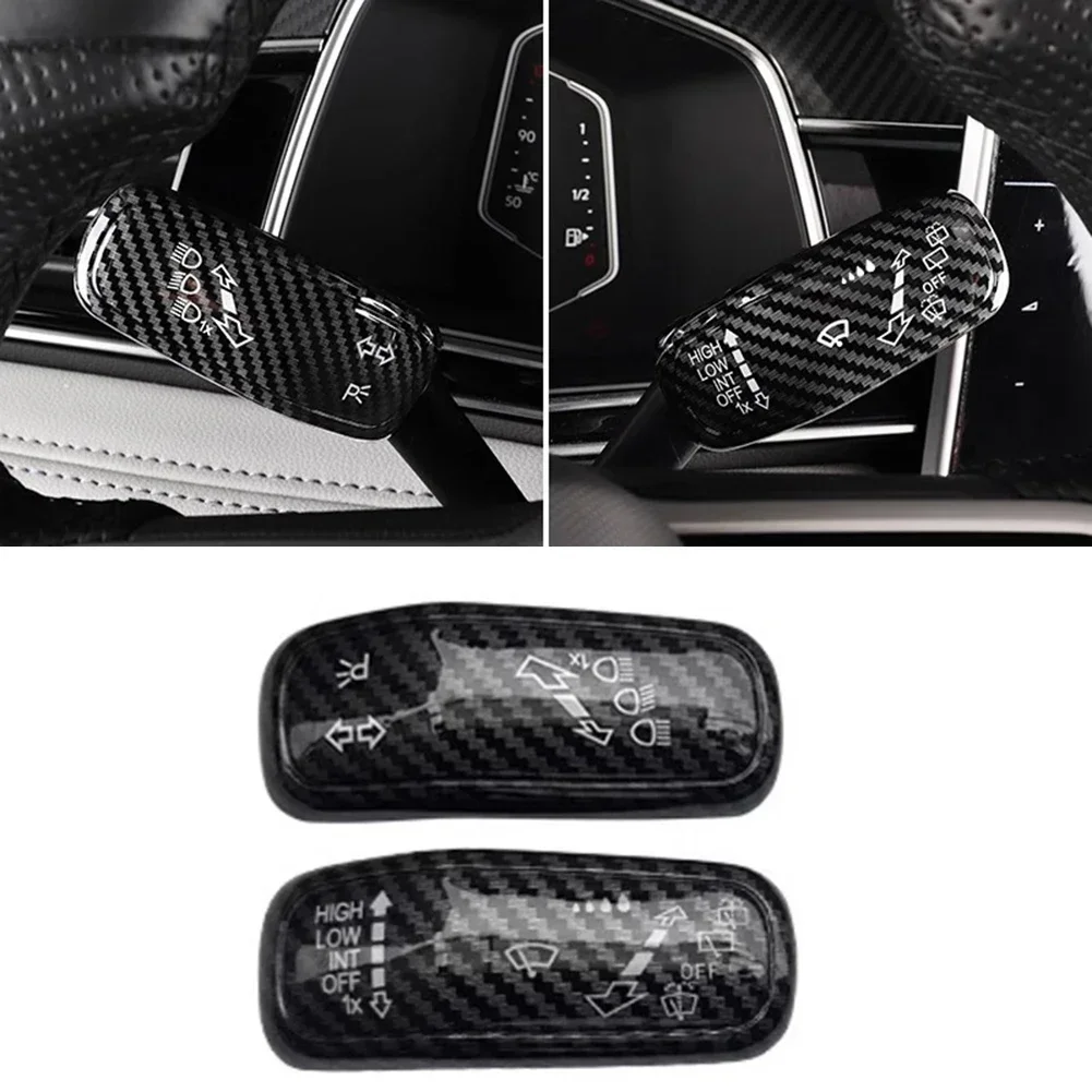 Car Steering Wheel Headlight Switch Control Cover Wiper Switch Trim for Golf 7 7.5 MK7 for Golf 8 MK8 Car Interior Accessories