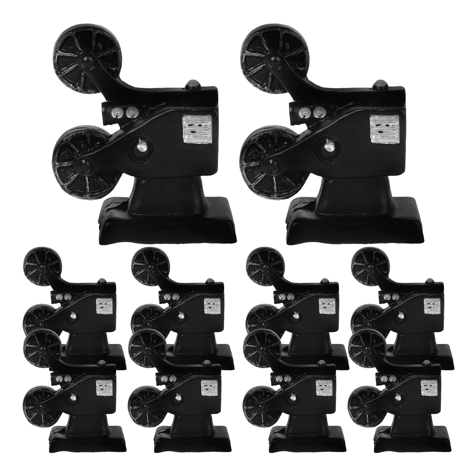 

10 Pcs Projector Ornaments Resin Figurines Home Decor Lifelike Projector Adornment Miniature Modeling Prop Vintage Statue