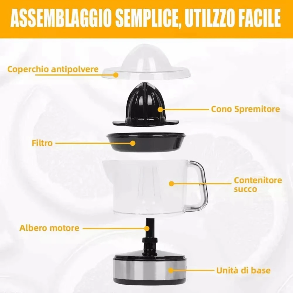 700Ml Electric Citrus Orange Juicer Squeezer Lemon Fruits Masticating Machine Juicer Fruit Press Machine EU Plug-T33C