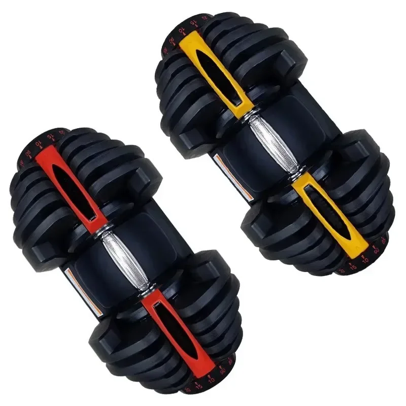 Large Dumbbells Quick Adjust Dumbbells Combo Dumbbell Set Automatic Dumbbells 40kg For Men