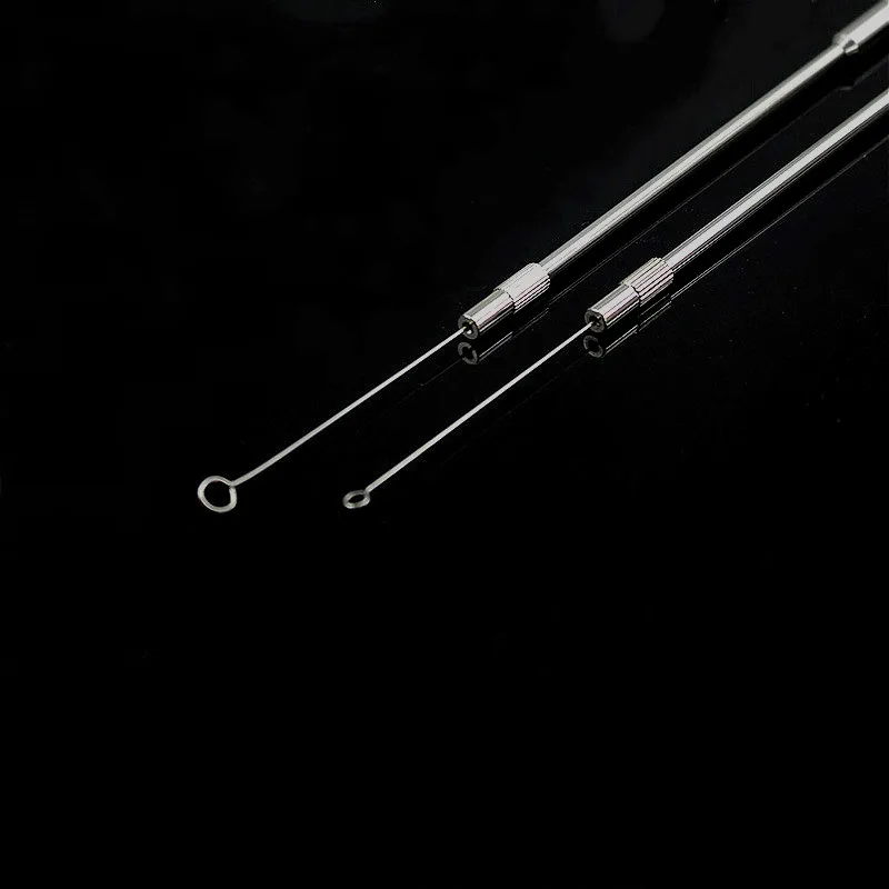 Nickel Chromium Inoculating Loop Nickel Chromium Stick Inoculation Ring Flame Reaction Rods Diameter 1mm/2mm/3mm/4mm/5mm 10 / PK