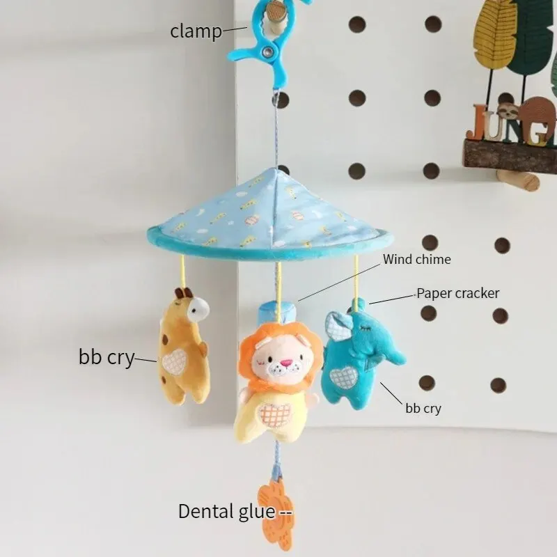 Rabbit/Ocean European Version Umbrella Hanging Baby Toy Animal Cart Hanging Parts Umbrella Hanging Bed