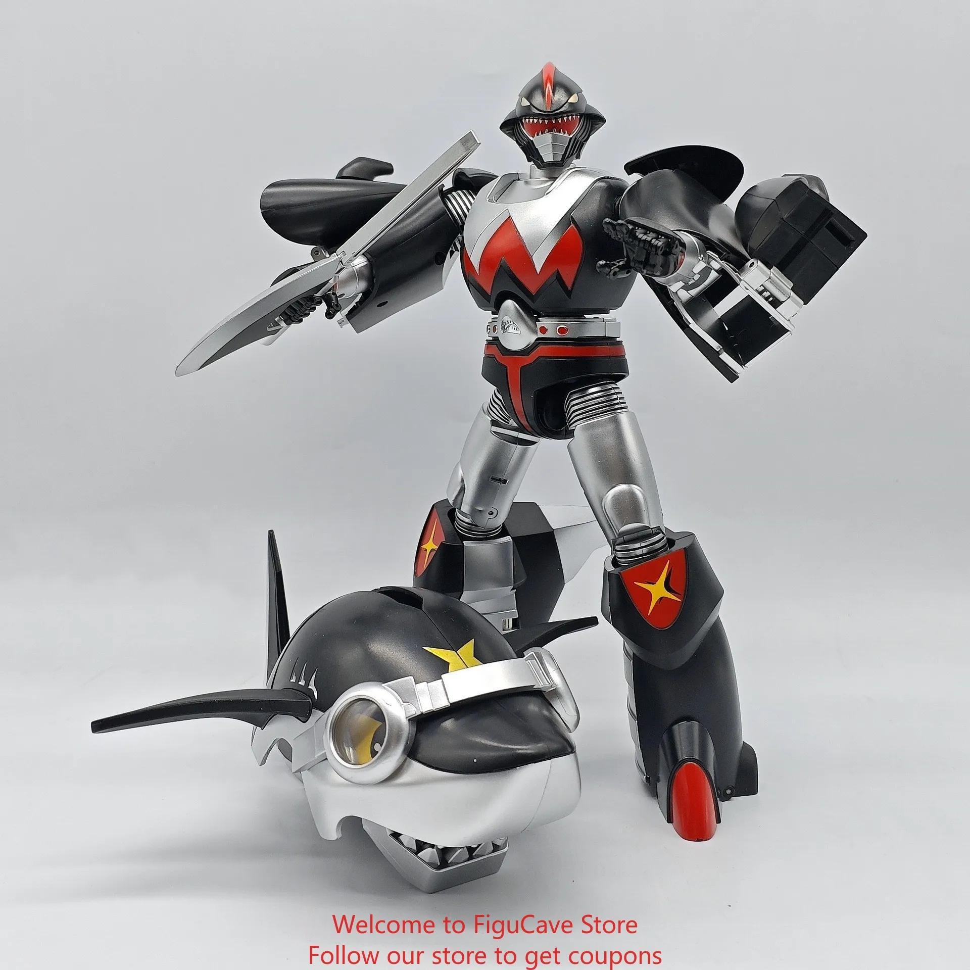 Juguetes transformadores, fragmento de estrellas, tiburón, Chile, TJXB002, serie B, modelo de Robot, colección de figuras de acción, regalos