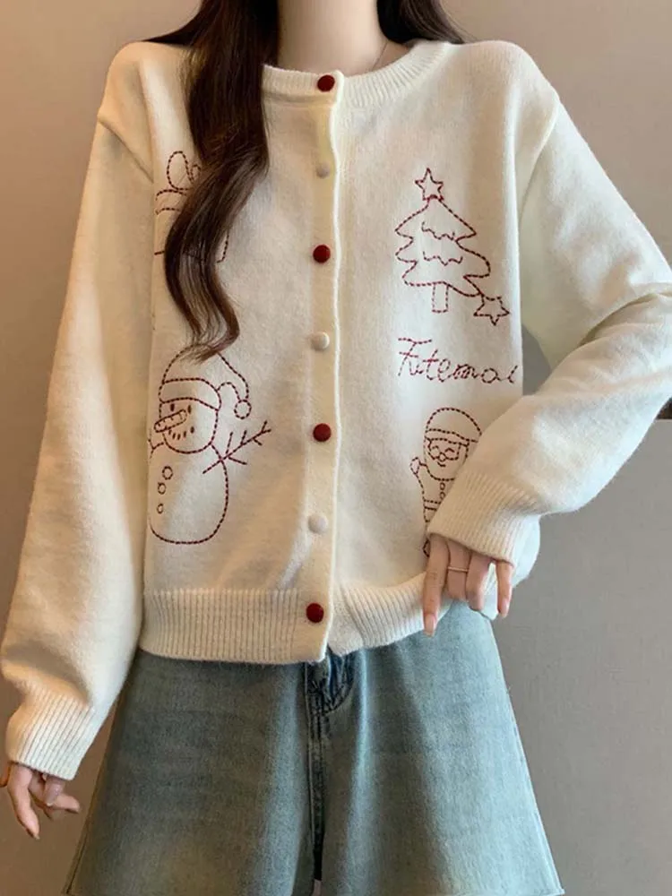 

Вязаный свитер Cisas Theme, удлиненный, женский, свободного кроя, базовый слой, верхняя одежда для осени и зимы, повседневный стиль