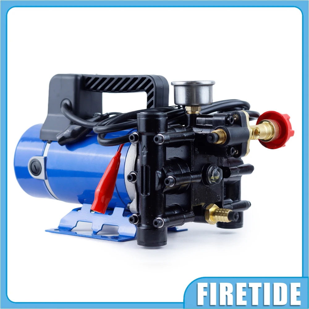 Electric High Pressure Pump Spraying Car Wash Irrigation Sprayer 12V/220V Plunger Agricultural Sprayer