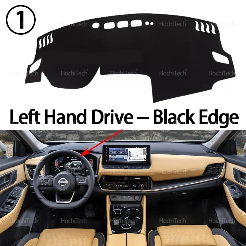 Armaturenbrett Abdeckung Bord Anti-Slip Matte Schützen Pad Auto Sonnenschirm Teppich Teppich Für Nissan Rogue X-trail T33 2021 2022 2023 2024 2025 – Detail 9