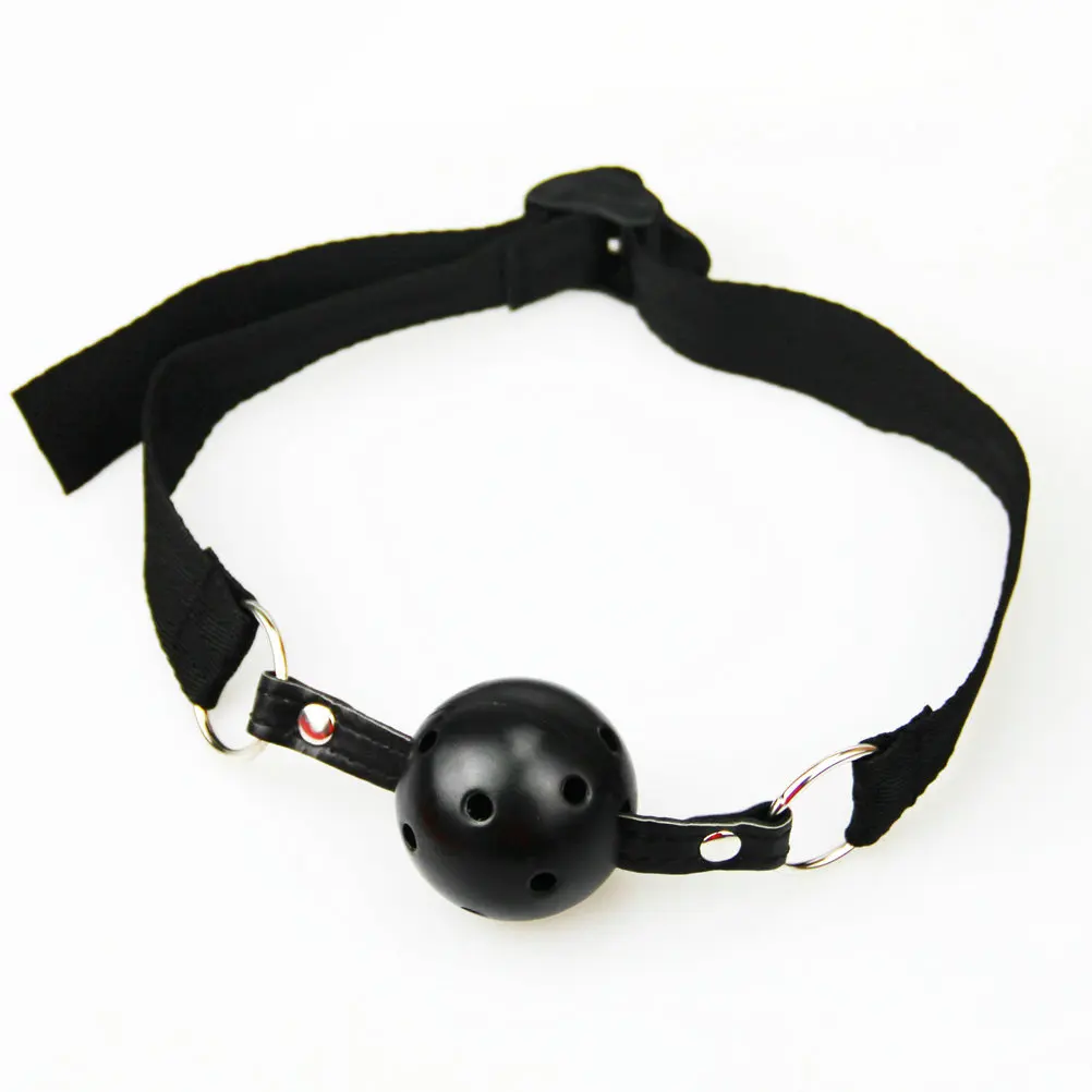 Bondage Open Mouth Gag imbracatura Restraint Solid Hollow Out ball Prodotti fetish per adulti Giochi sessuali giocattoli per donne uomini_HE159
