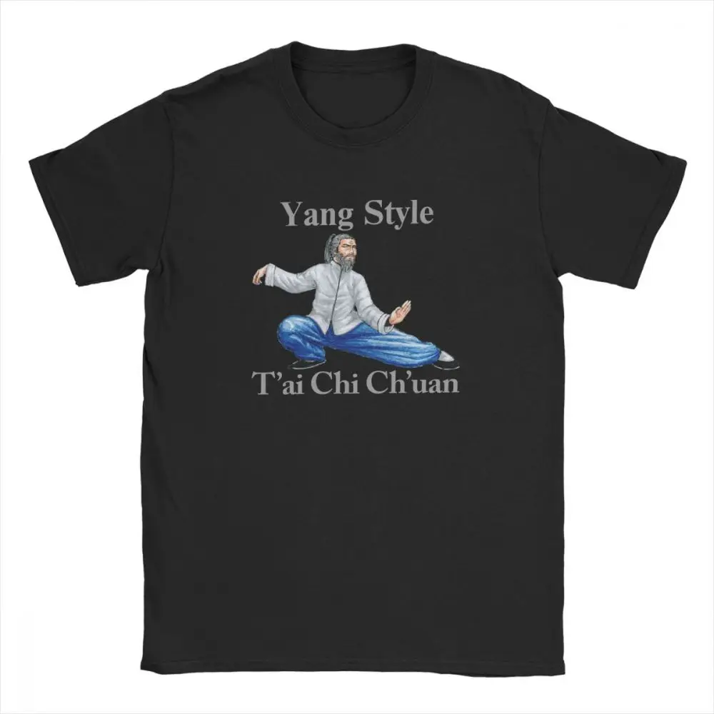 Tai Chi Chuan T-Shirt For Men Chic Yin Yang Style Christmas Gift Tshirt 100% Cotton T Shirt Chinese Style Tees Graphic Clothes