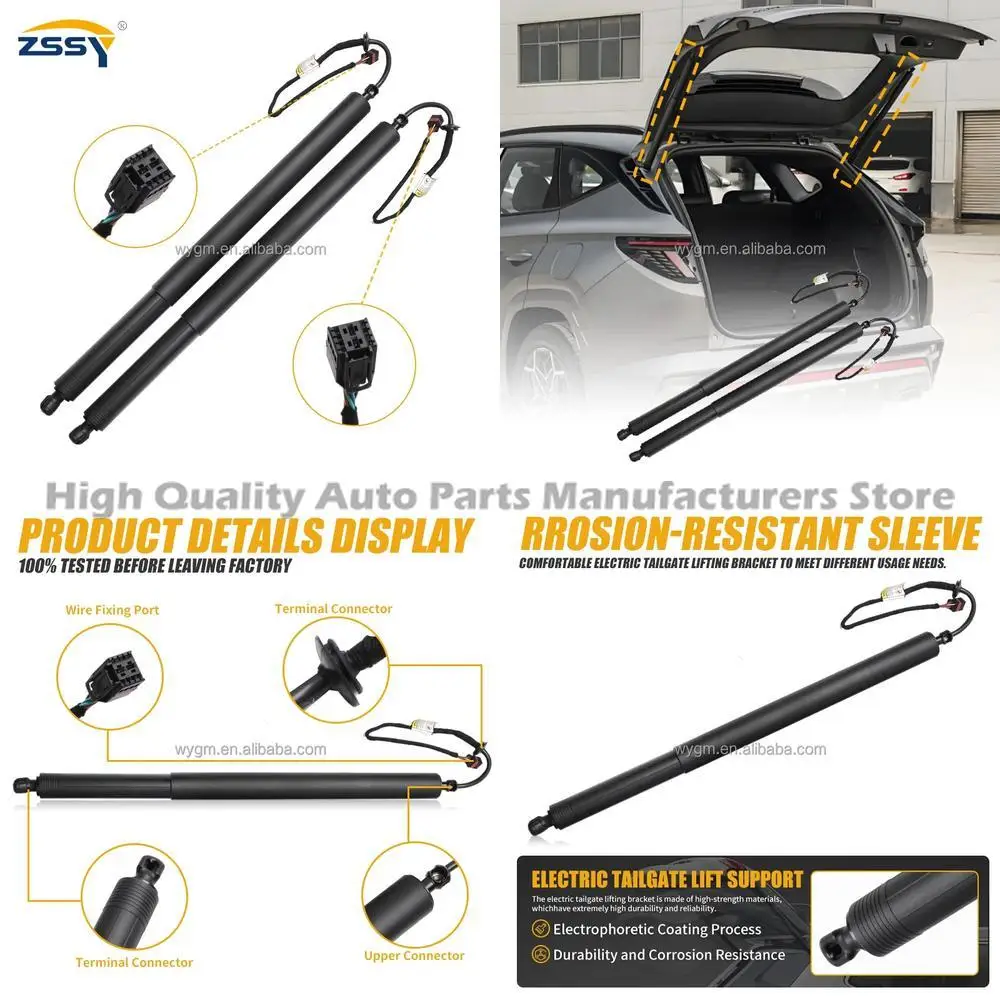 

1 pair For Power Tail Gate Assembly Liftgate Electric Struts Cylinder for Hyundai Tucson 2015-2019 81770-D3100 81780-D3100