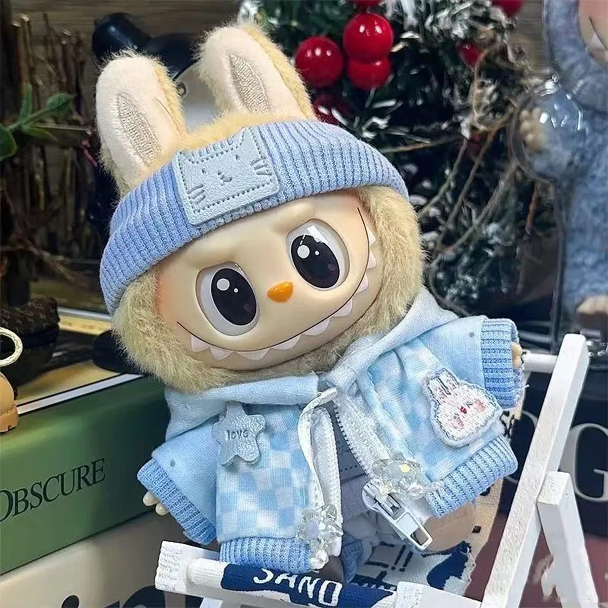 Cute Mini Plush Doll'S Clothes Outfit Accessories For Labubu Idol Dolls Hoodie Suit Clothing DIY Gift