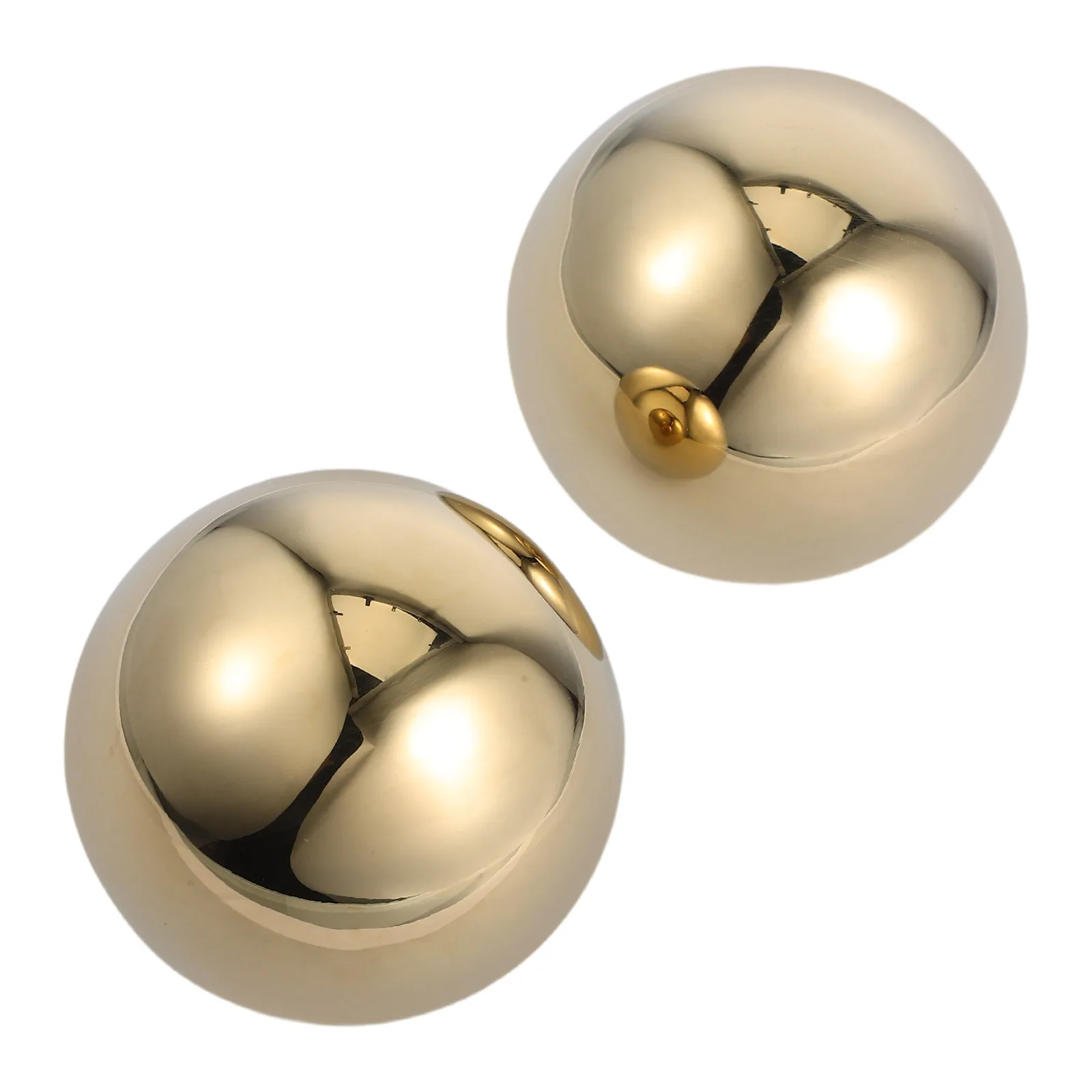 

2pcs Stainless Steel Ice Balls 304 Mirror Finish for Whisky Beer Cooling Drink Accessories Storage Box Silver 55mm Cocktail