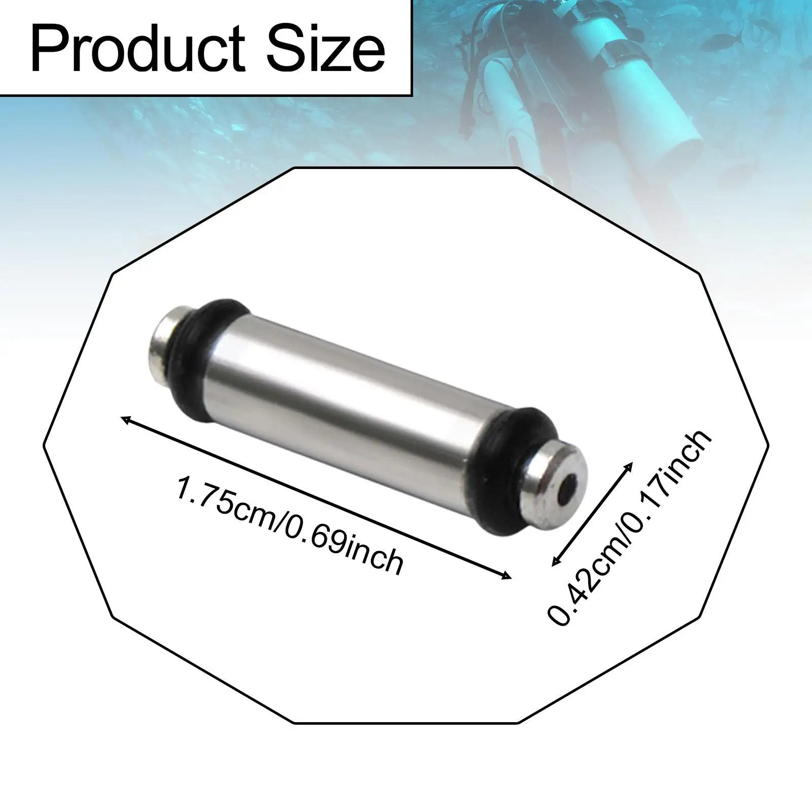 Scuba Diving BCD Inflator Valve Core Maintenance Supplies Lightweight Replacement Equipment for Sports Outdoor Men Women Adults