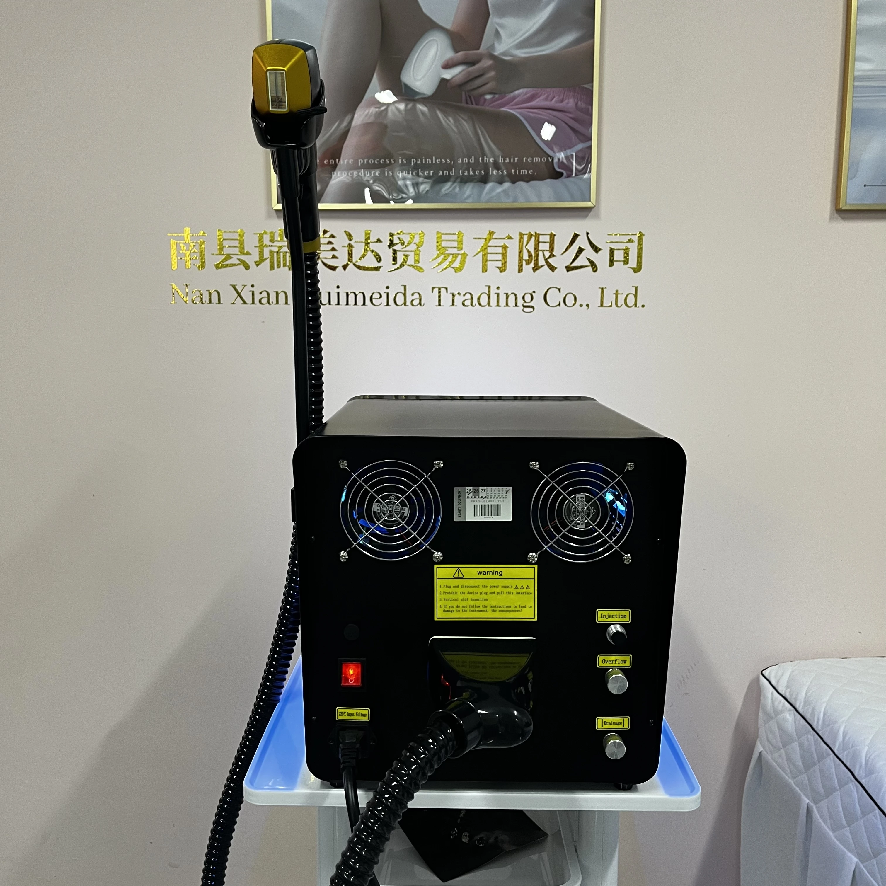 سعر المصنع 3000 واط ليزر الجليد البلاتين الثلاثي الطول الموجي 755 808 1064 آلة إزالة الشعر الفعالة بالليزر ديود الجليد #4