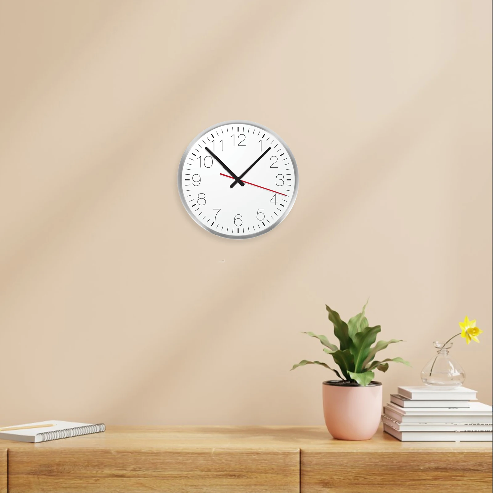 

Metal Frame Wall Clock Parts Casing Housing Quartz Shell Replacement Border Enclosure