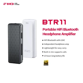 FiiO BTR11 블루투스 3.5 리시버 LDAC 3.5mm 무선 오디오 헤드폰 앰프 어댑터