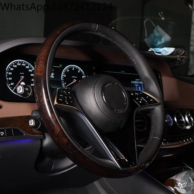 

C217 W211 W212 W221 W222 S63 C63 GLA45 C43 SLC for Mercedes-Benz AMG W204 W205 CLA GLA 45 Class Carbon Fiber Steering Wheel