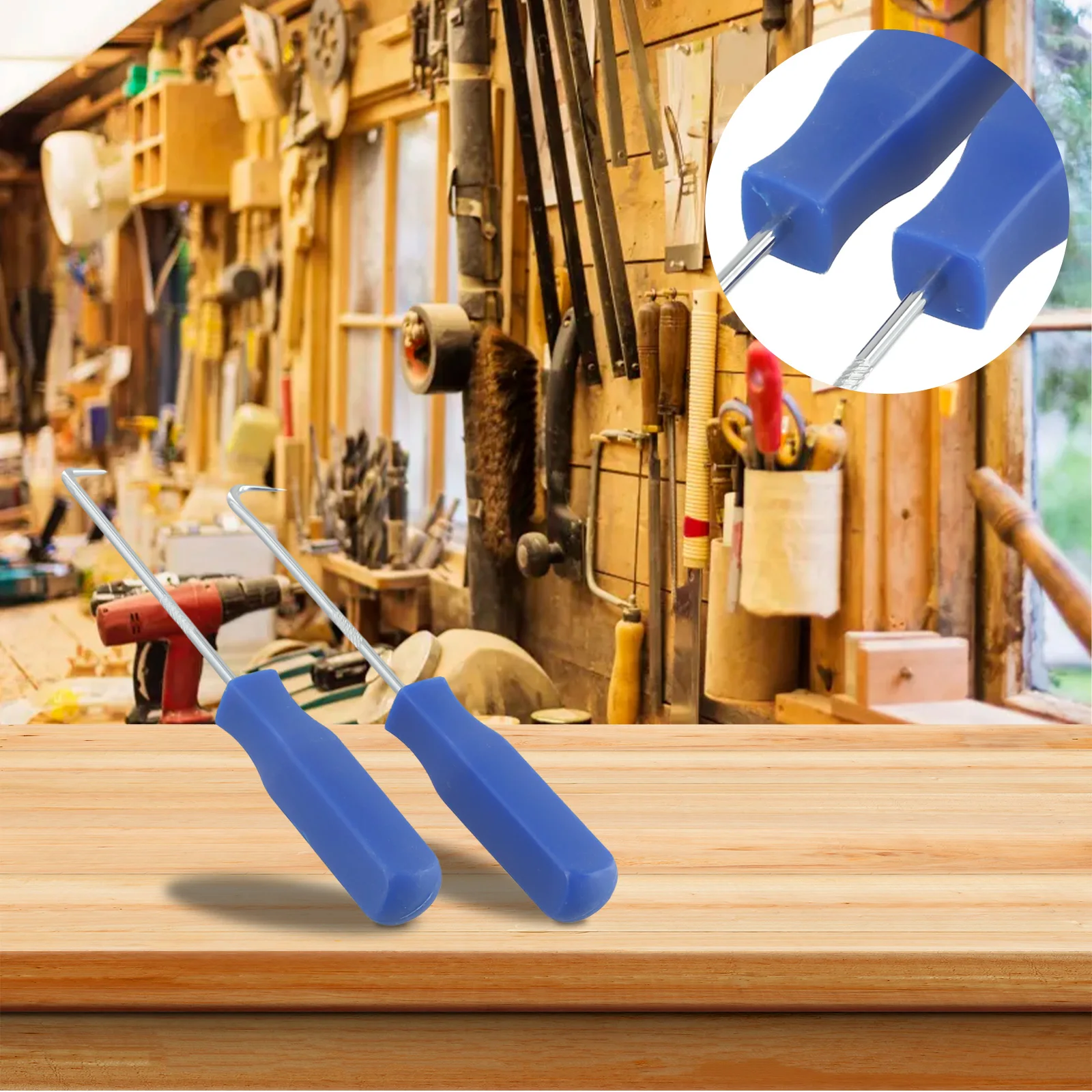 

Hand Tool Car Pick Perfect For Engineers Remover 90 Degree Hook Hard-grip Plastic Handle Hardened Steel Shafts O Ring