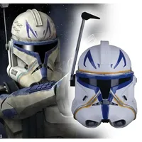 Cosplay Captain Rex Clone Trooper Helmet Masks Hard PVC Halloween Party Prop SW Helmet for Adult Man