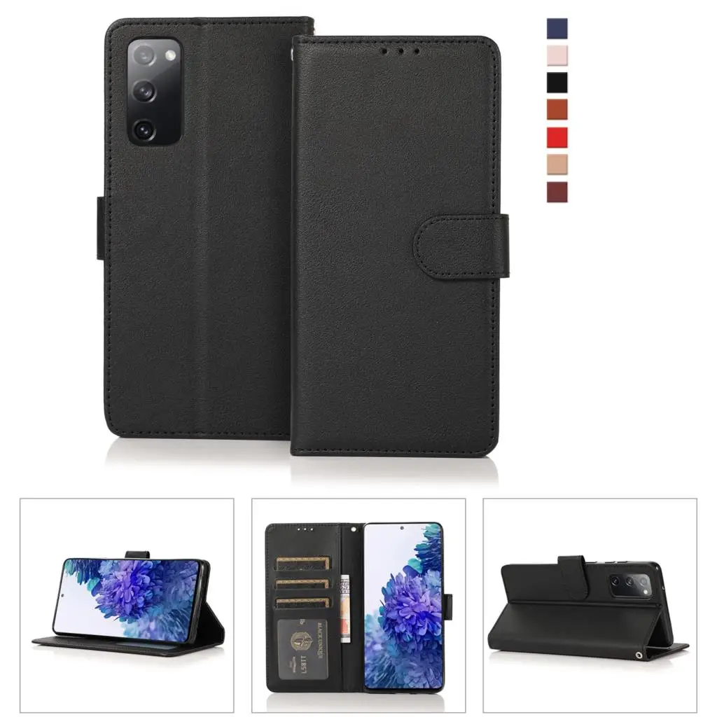 Flip Wallet Leather Case For iPhone 11 12 Pro X XS Max XR 8 7 6S 6 Plus 5S SE Card Slots Stand Funda Strap Coque Protect Cover