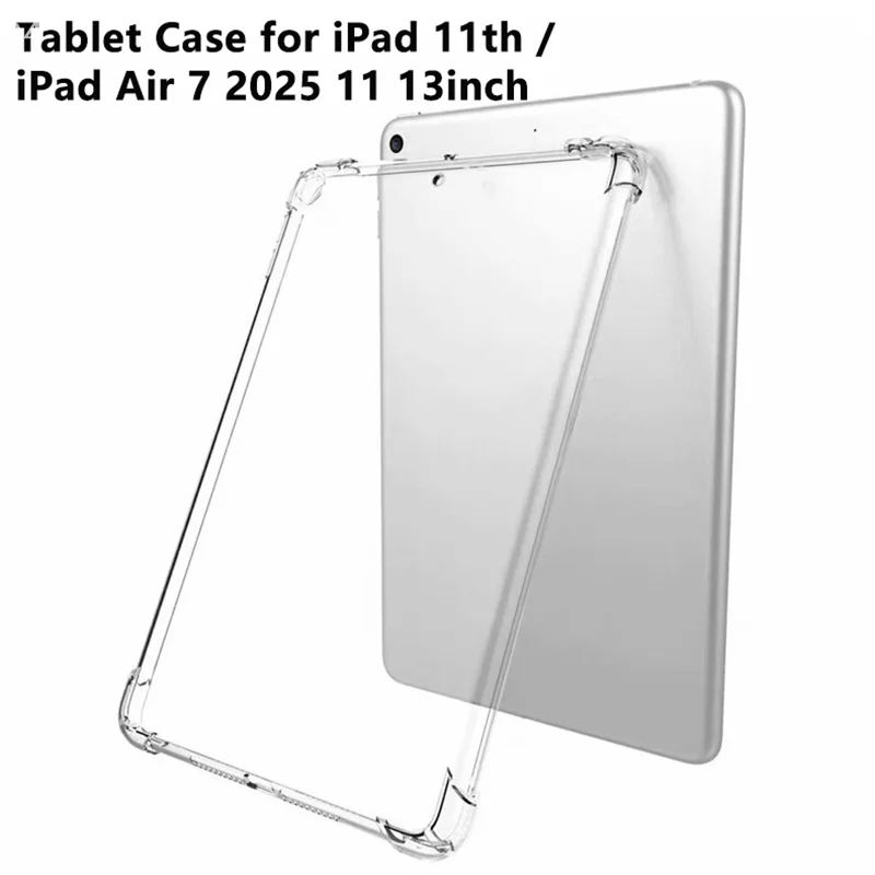 

Прозрачный защитный чехол для iPad Air 7 11th 2025 Mini 7 IPad Pro 2024 11 13-дюймовый защитный чехол для планшета с защитой от падения
