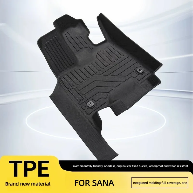 NEW 5D TPE Floor Mats For Toyota Sienna 7/8 Seater 2010-2026 LHD Full Coverage Foot Pad Waterproof For All Seasons Accessories
