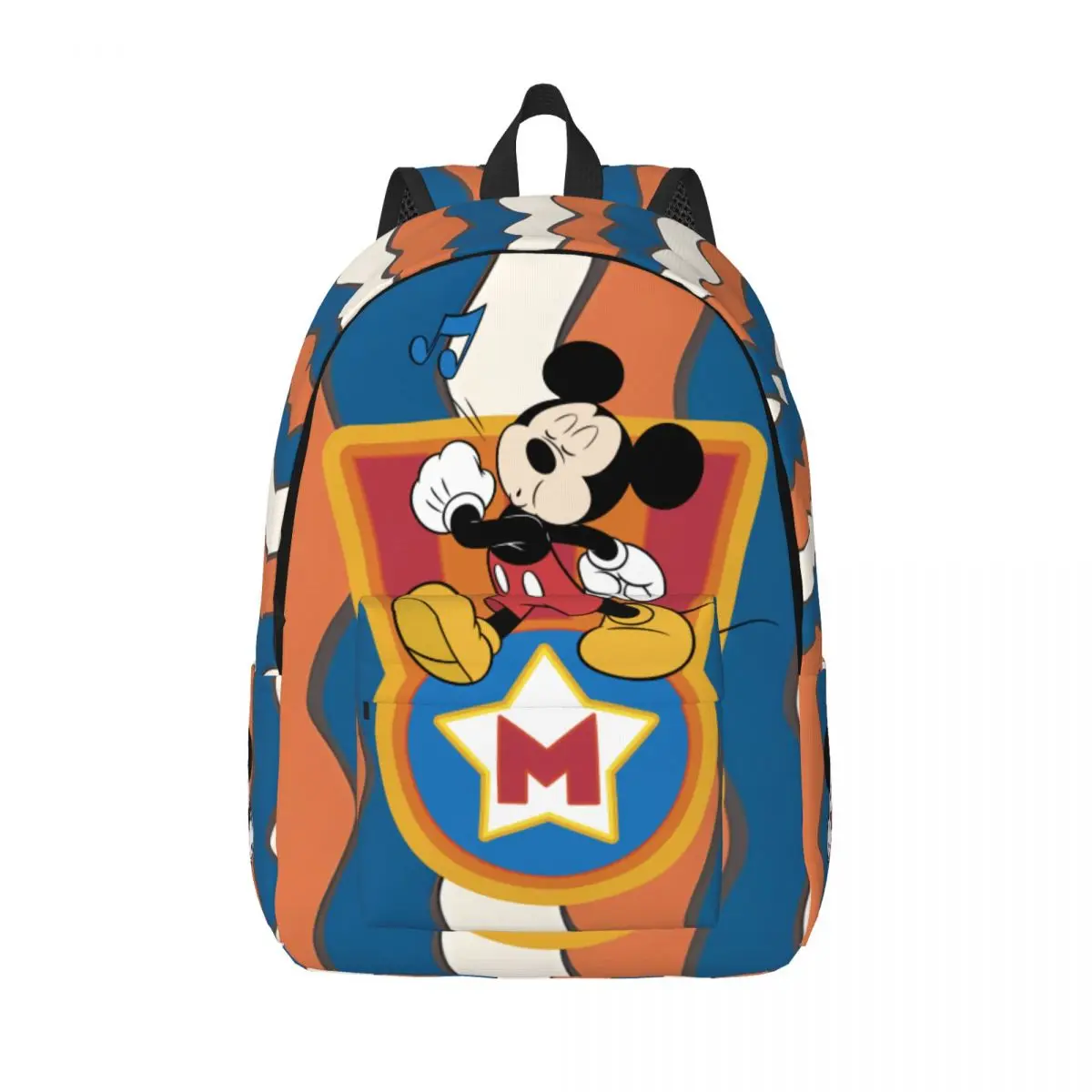 Disney Children's Bags Mickey Mouse Office Workers Versatile For Work Birthday Gift Zipper Closure Storage Bag